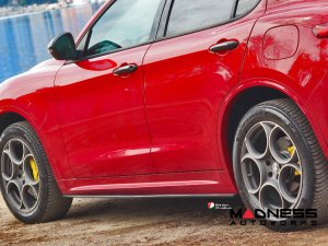 Alfa Romeo Stelvio Side Skirts - Carbon Fiber - Stile Italia Alfa Romeo Stelvio Side Skirts - Carbon Fiber - Stile Italia